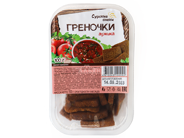 Сурские гренки с Аджикой (100 гр) в Воронеже