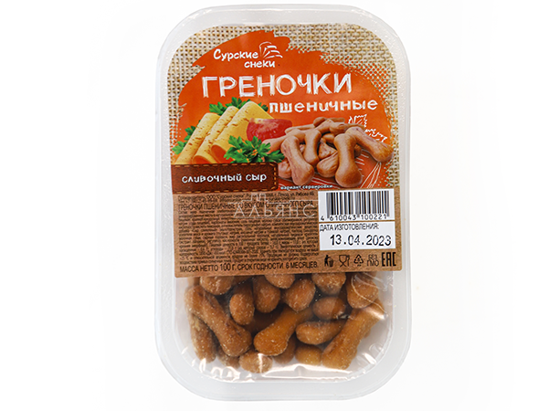 Сурские (ПШЕНИЧНЫЕ) Сливочный сыр (100 гр) в Воронеже