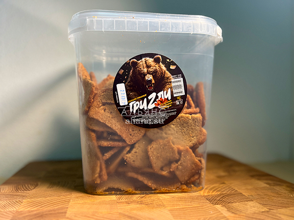 Ведро Ржаные гренки со вкусом Крылышки Барбекю (1 кг) в Воронеже