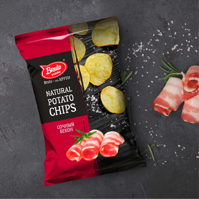 Картофель «Бруто» со вкусом бекона 70 гр. в Воронеже